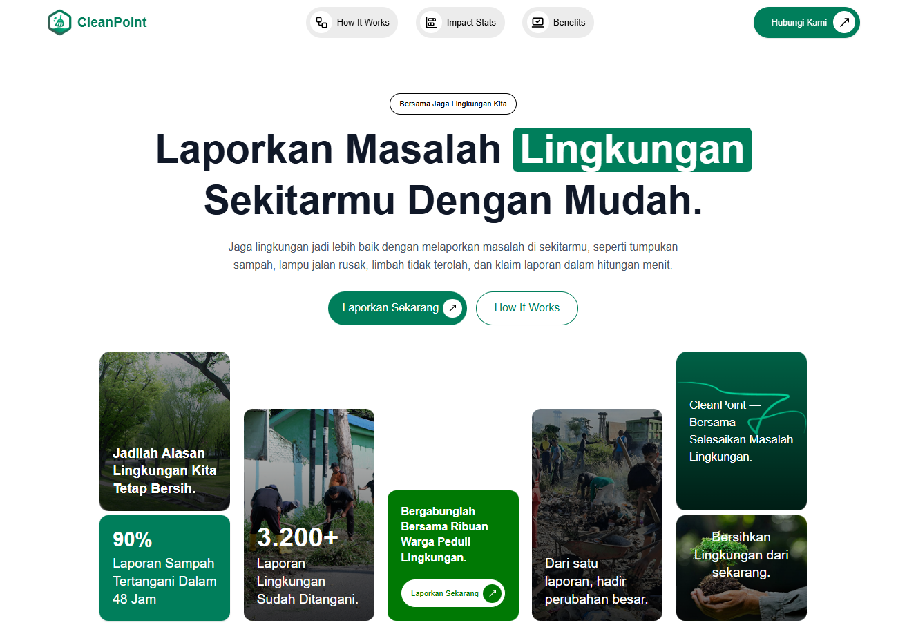 Cleanpoint: Environmental Reporting Platform