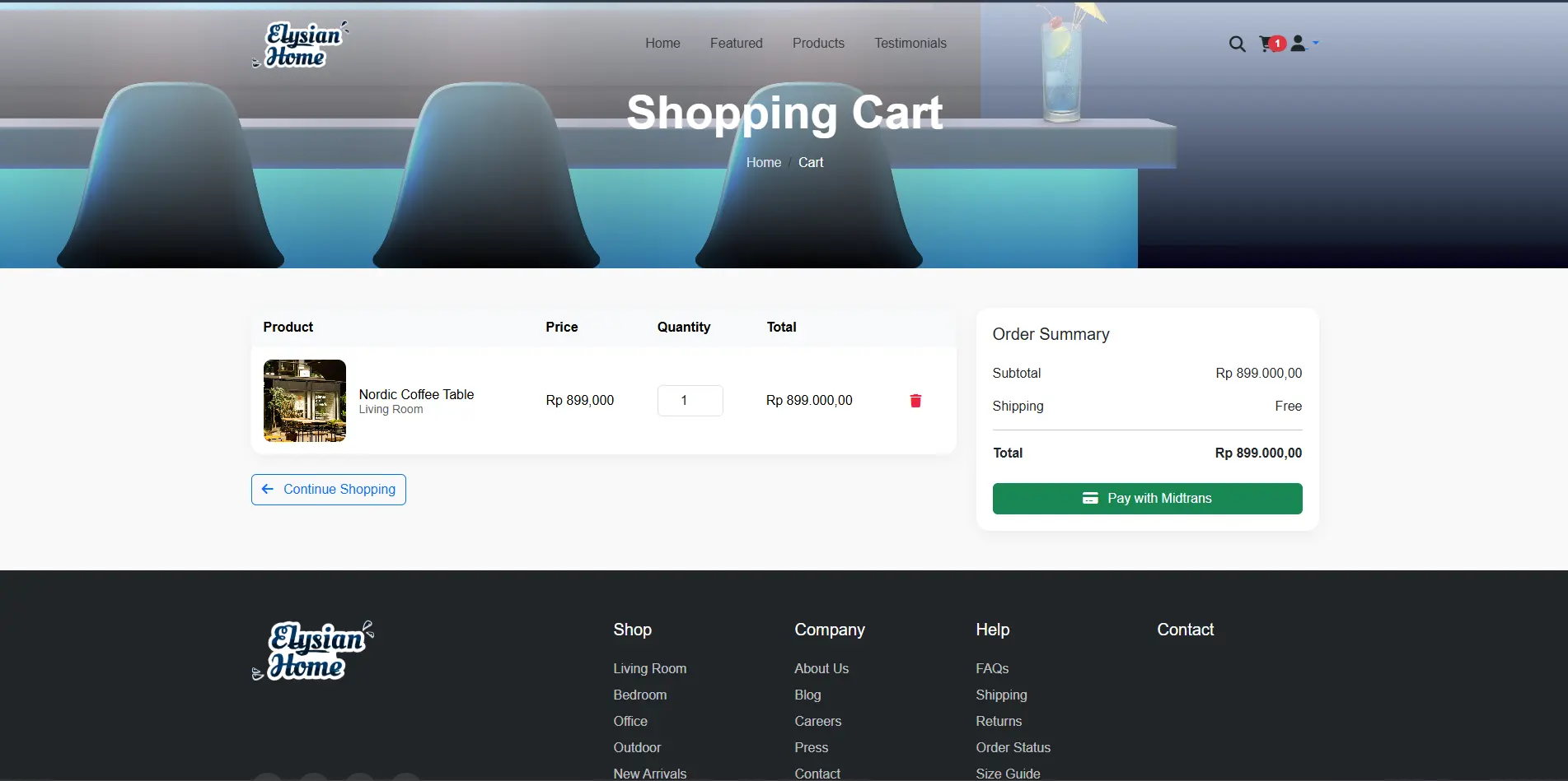 ElysianHome - Furniture Store